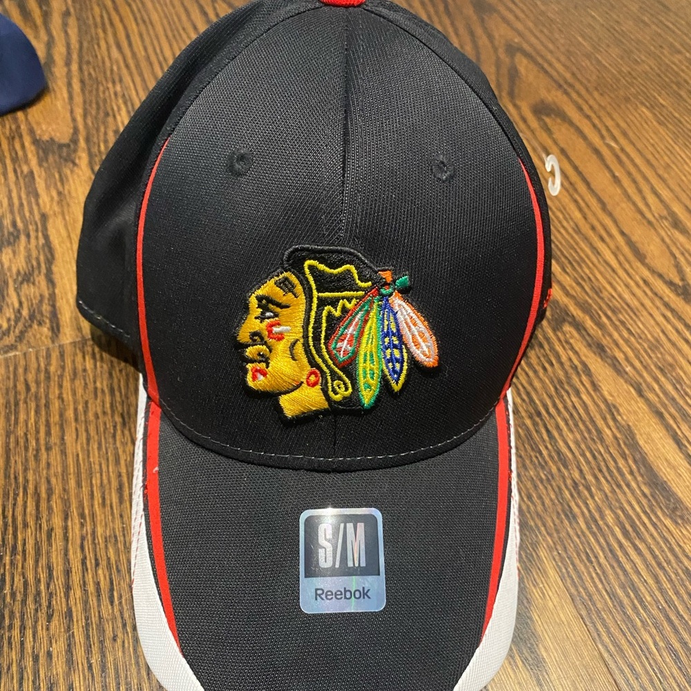 Reebok Chicago Blackhawks Cap with Embroidered Logo